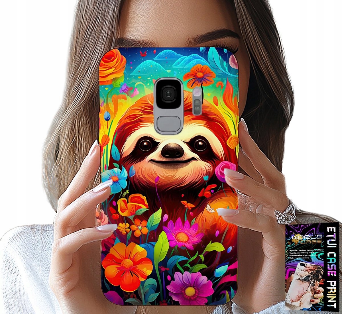 HOESJE VOOR SAMSUNG GALAXY S9 - KLEURRIJKE KOALA-DIERENPATROON + FILM