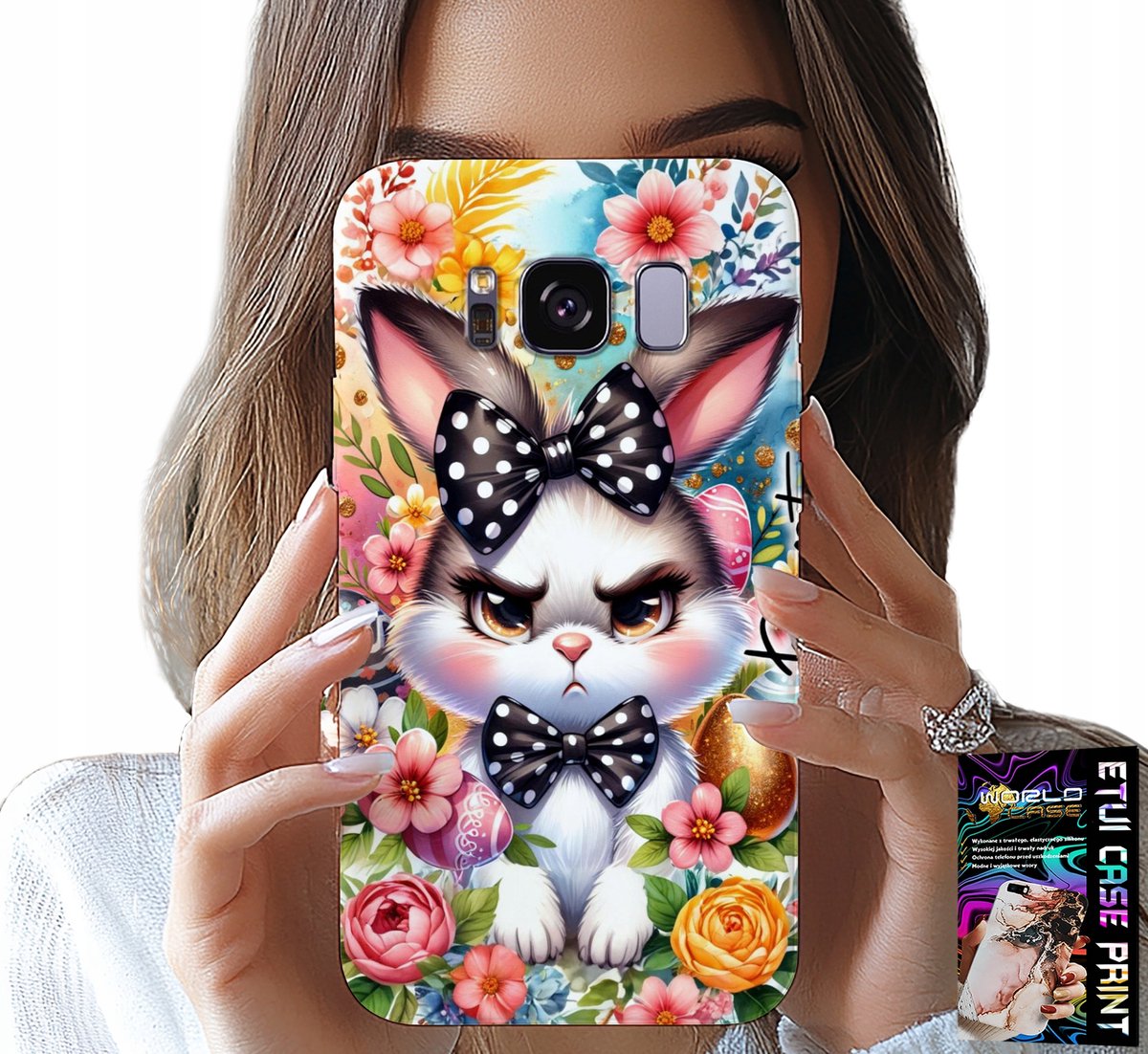 HOESJE VOOR SAMSUNG GALAXY S8 - PAASHAAS, HARRY, EIEREN + FOLIE