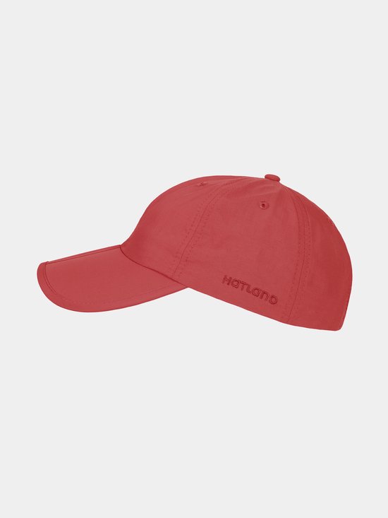 Hatland Clarion - Casquette de baseball - Casquette pliable - Casquette d'été - Casquette UV - Rouge - Taille unique