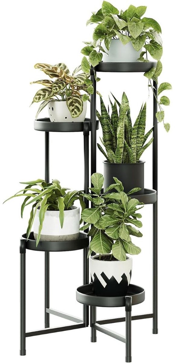 CLVP® Plantentafel - Plantenrek Buiten - Plantensteun - Plantenstandaard - Zwart