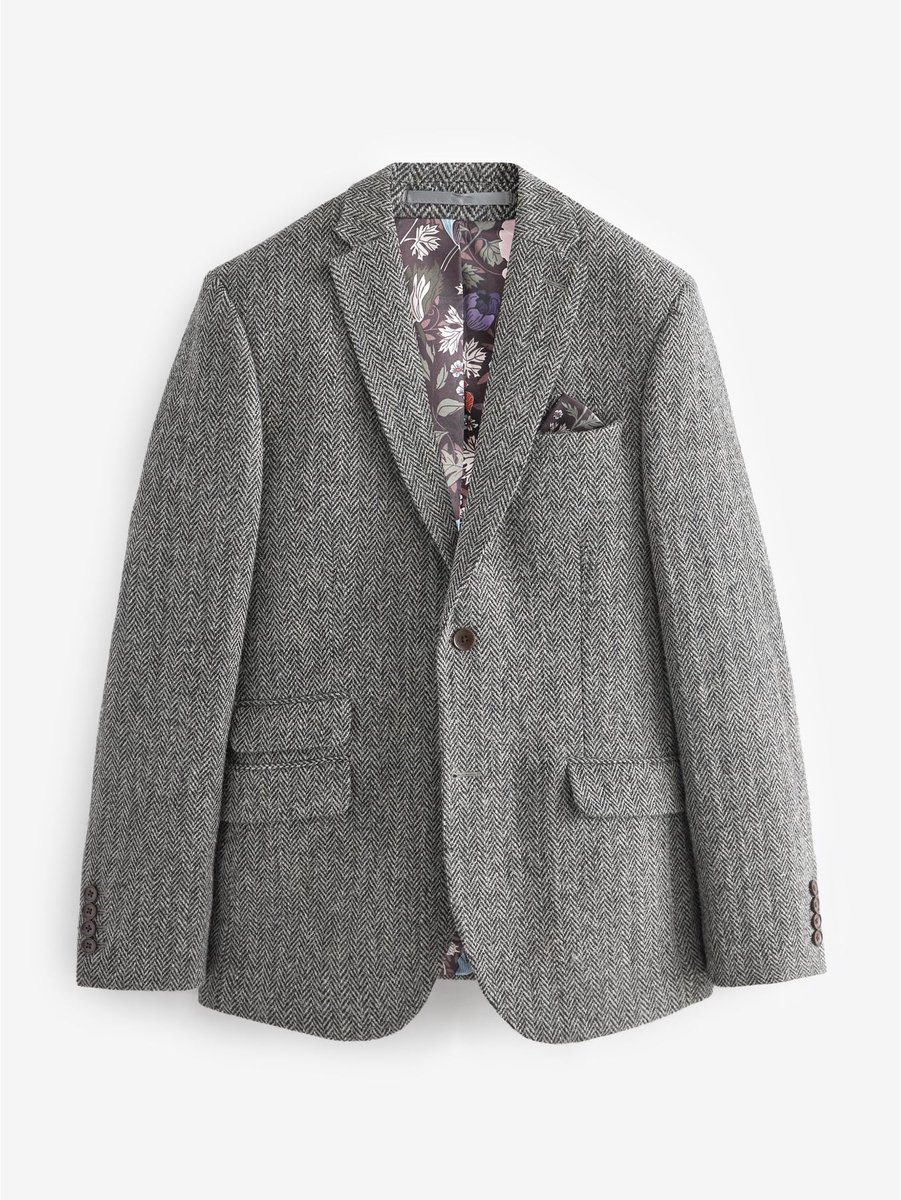 Next Signature - Harris tweed Britse wollen blazer