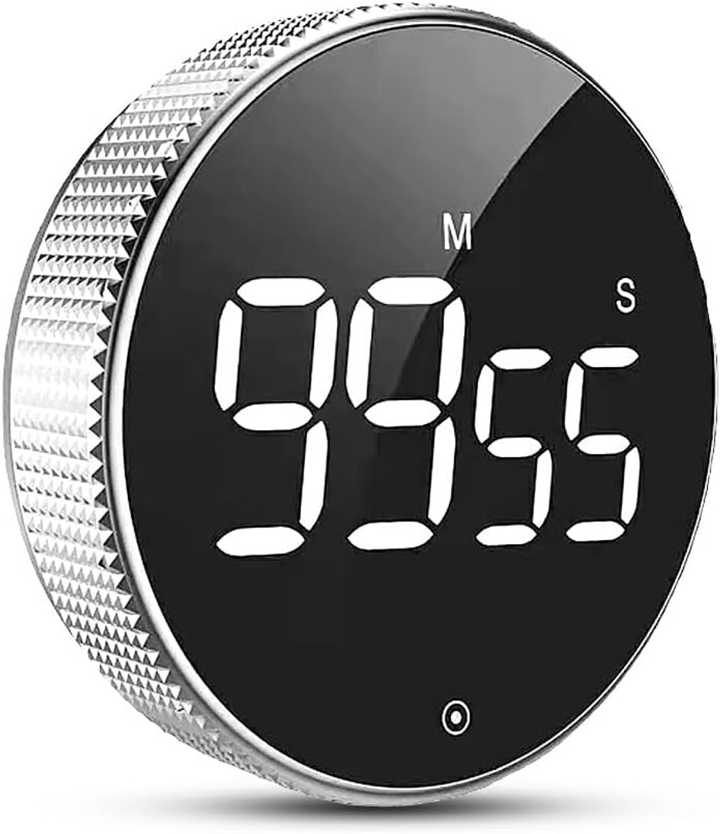 Digitale Timer - Stopwatch Alarm - Koken Bakken - 3 Volume Niveaus - 78 x 26 cm - Zwart