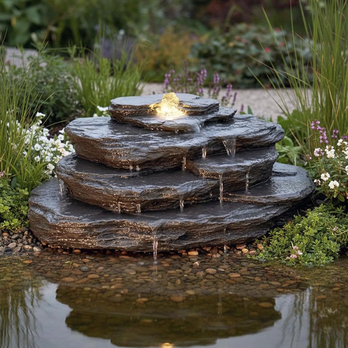 CLVP® Waterornament Buiten – Tuinfontein – Decoratieve Waterfontein – Deluxe