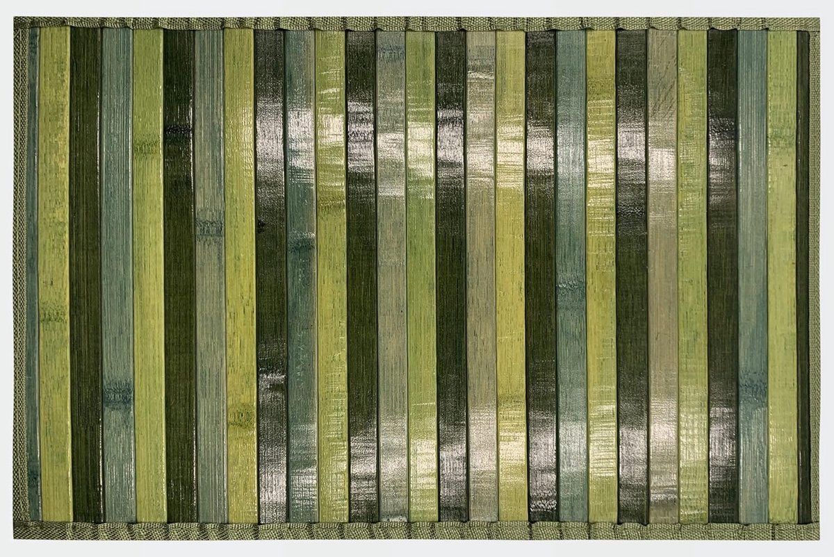Bamboe vloerkleed - Houten vloermat - Keuken badkamer - Antislip wasbaar - 50x370 cm - Gro