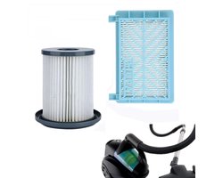 1 filterpatroon + 1 filterzeef - vervangingsfilters voor Philips FC8732 FC8733 FC8734 FC8736 FC8738 FC8740 FC8748 stofzuiger