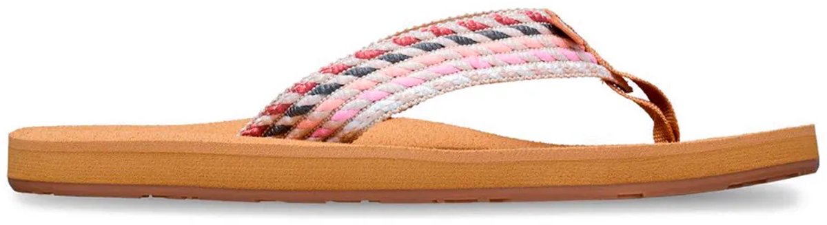 Roxy Porto Rope Slippers Vrouw Roze