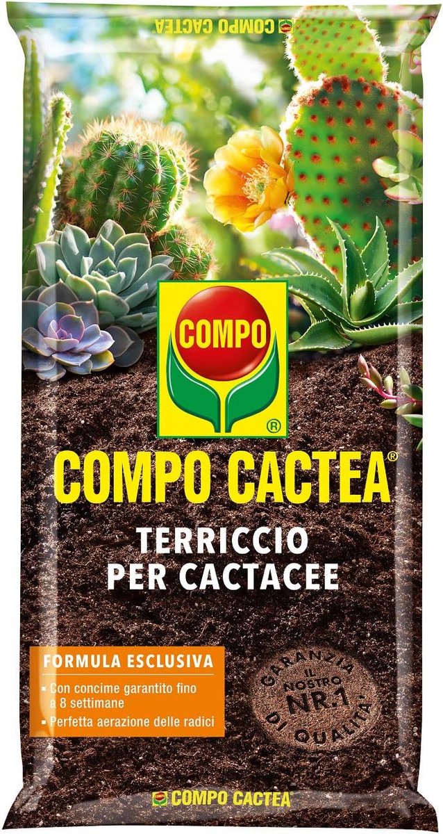 Cactus Aarde - Vetplant Grond - Potten Verplanten - 8 Weken Voeding - 5 Liter