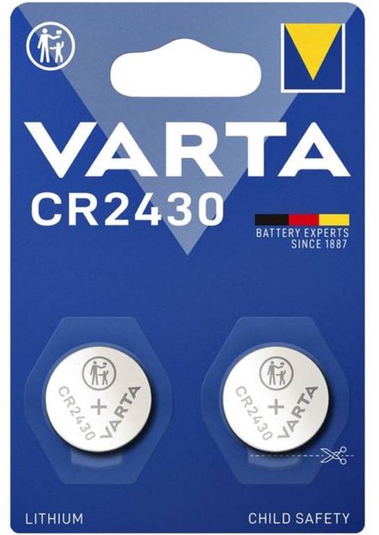 Varta Lithium Coin CR2430 BLI 2 stuks