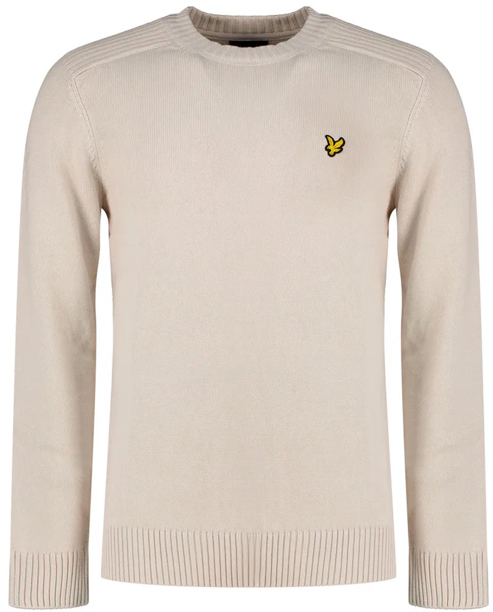 Lyle & Scott Kn1925v Trui Beige M Man