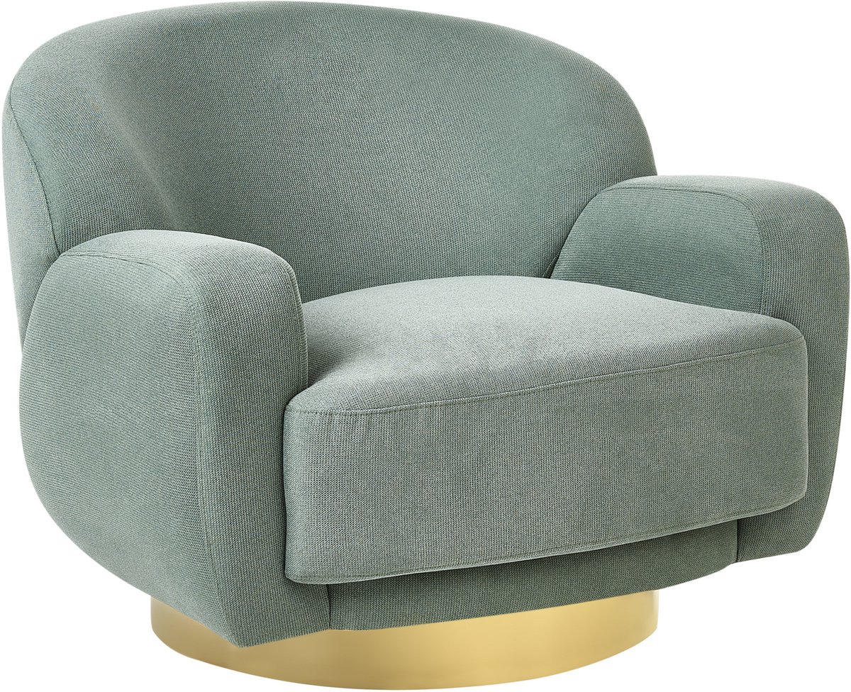 LEJRE - Fauteuil - Groen - Polyester