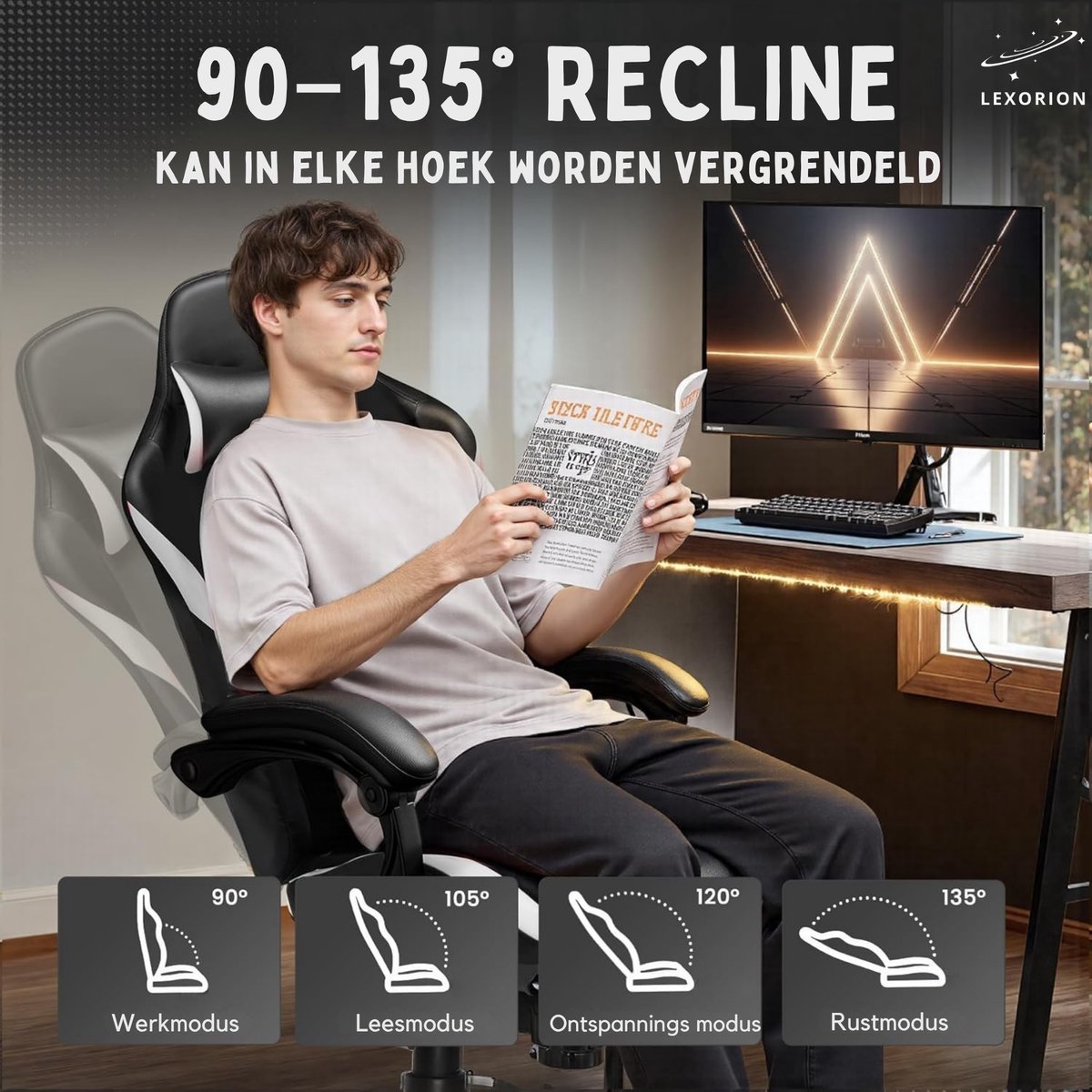 Lexorion Gaming Stoel Ergonomisch thumbnail 5