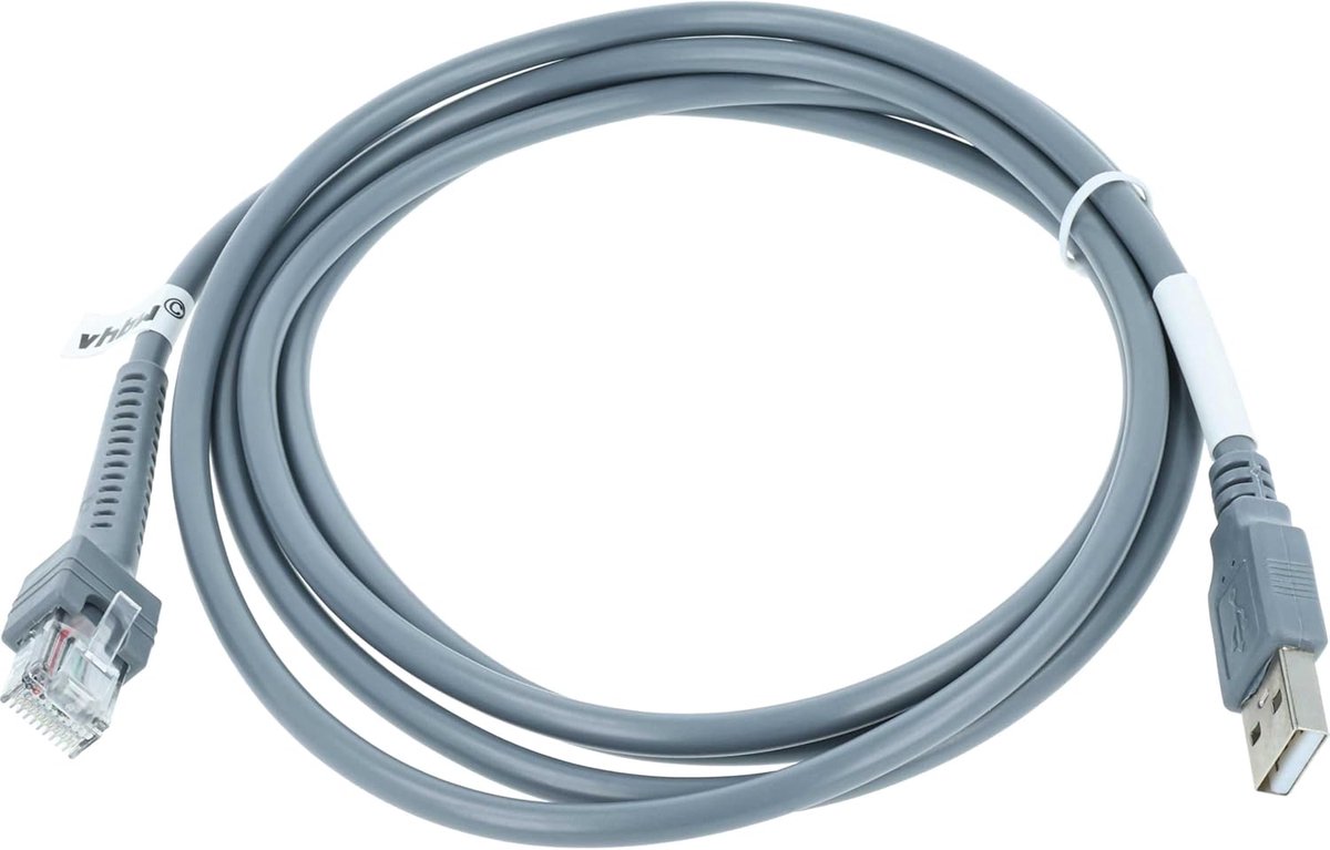 Barcode Scanner Kabel - Data Kabel - Gegevens Overzetten - Precisie Pasvorm - 3 Meter - Grijs