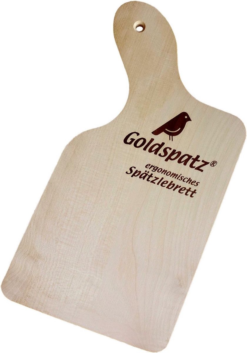 Spätzleplank - Deegplank - Verse Spätzle Maken - Ergonomisch Design - 35x16.5 cm - Houtkleurig