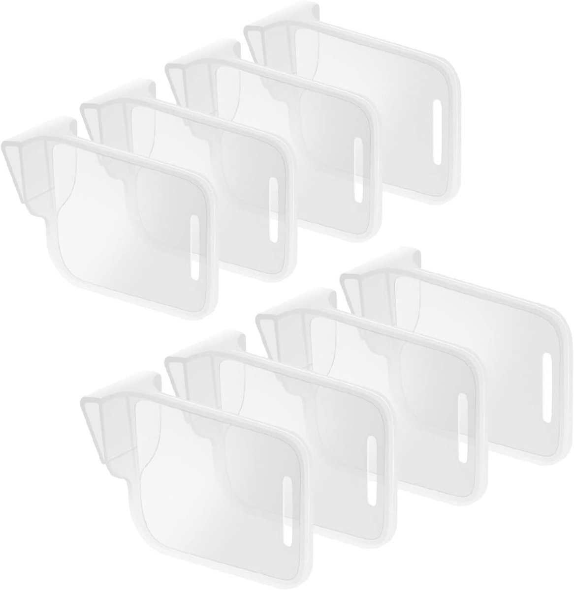 Koelkast Scheidingswanden - Opbergers Lades - Keuken Organiseren - Voedselveilig Plastic PP - 5 x 7 cm - Transparant
