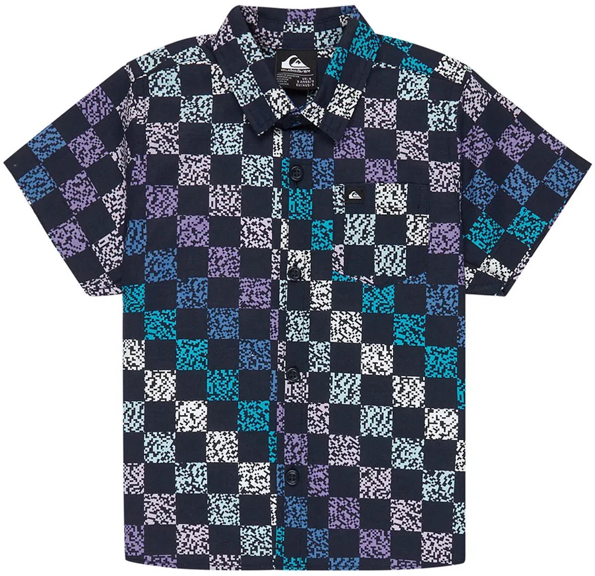 Quiksilver Apero Classic Overhemd Met Korte Mouwen 3 Years Jongen Marineblauw