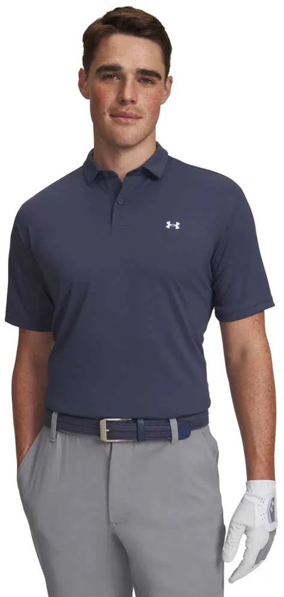 Under Armour T2G Pique Polo Downpour Grey van Merkloos — afbeelding 5