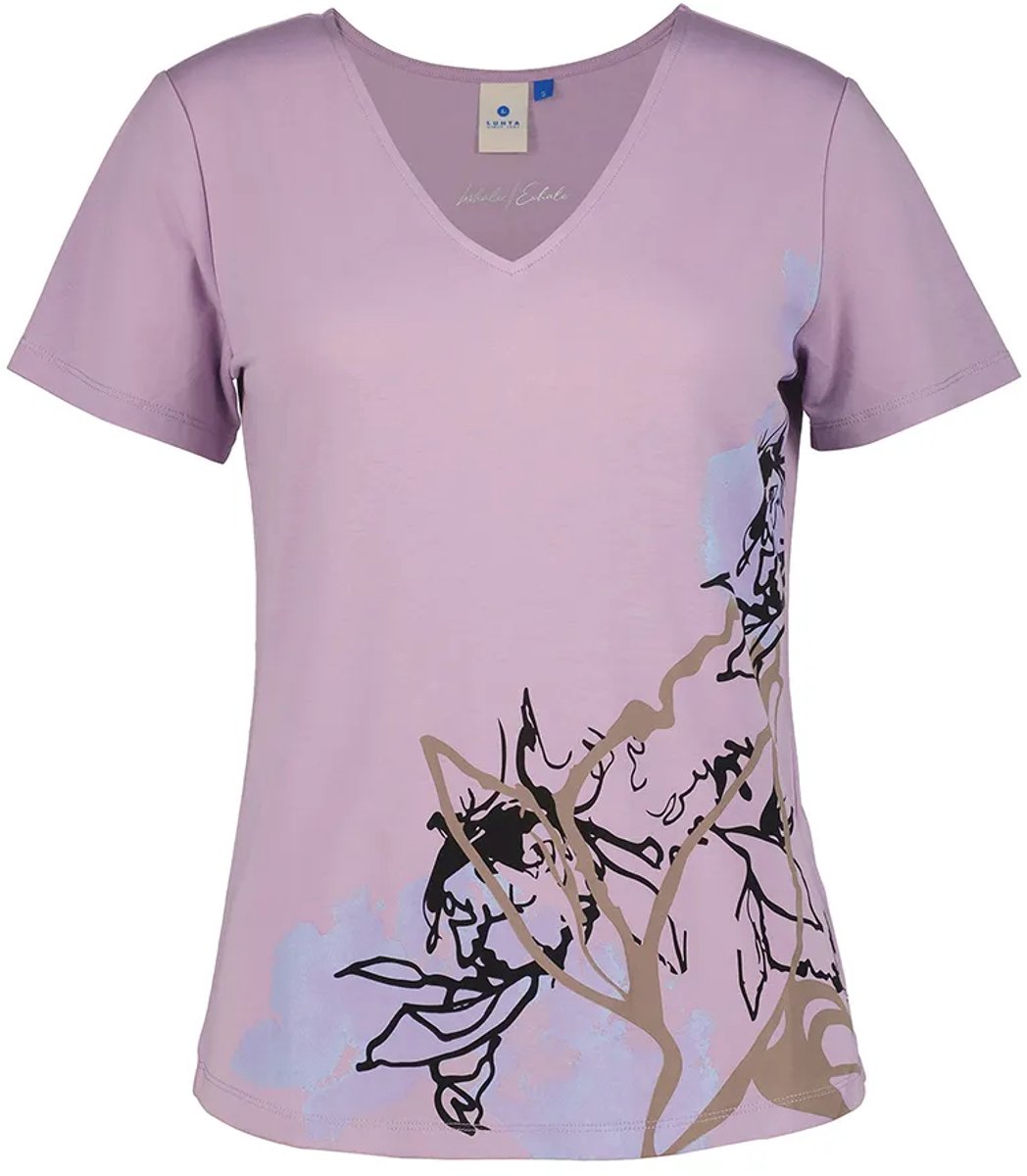 Luhta Ellis T-shirt Met Korte Mouwen Vrouw Lavender
