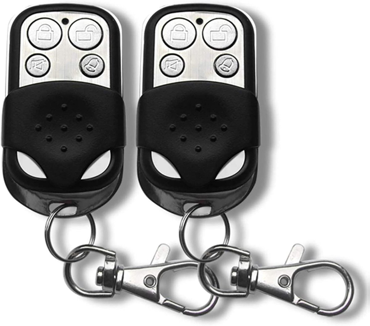 Afstandsbediening Fob - Toegang Bediening - Alarm Bediening - Draadloze RF Controle - 3x1x8cm - Zwart