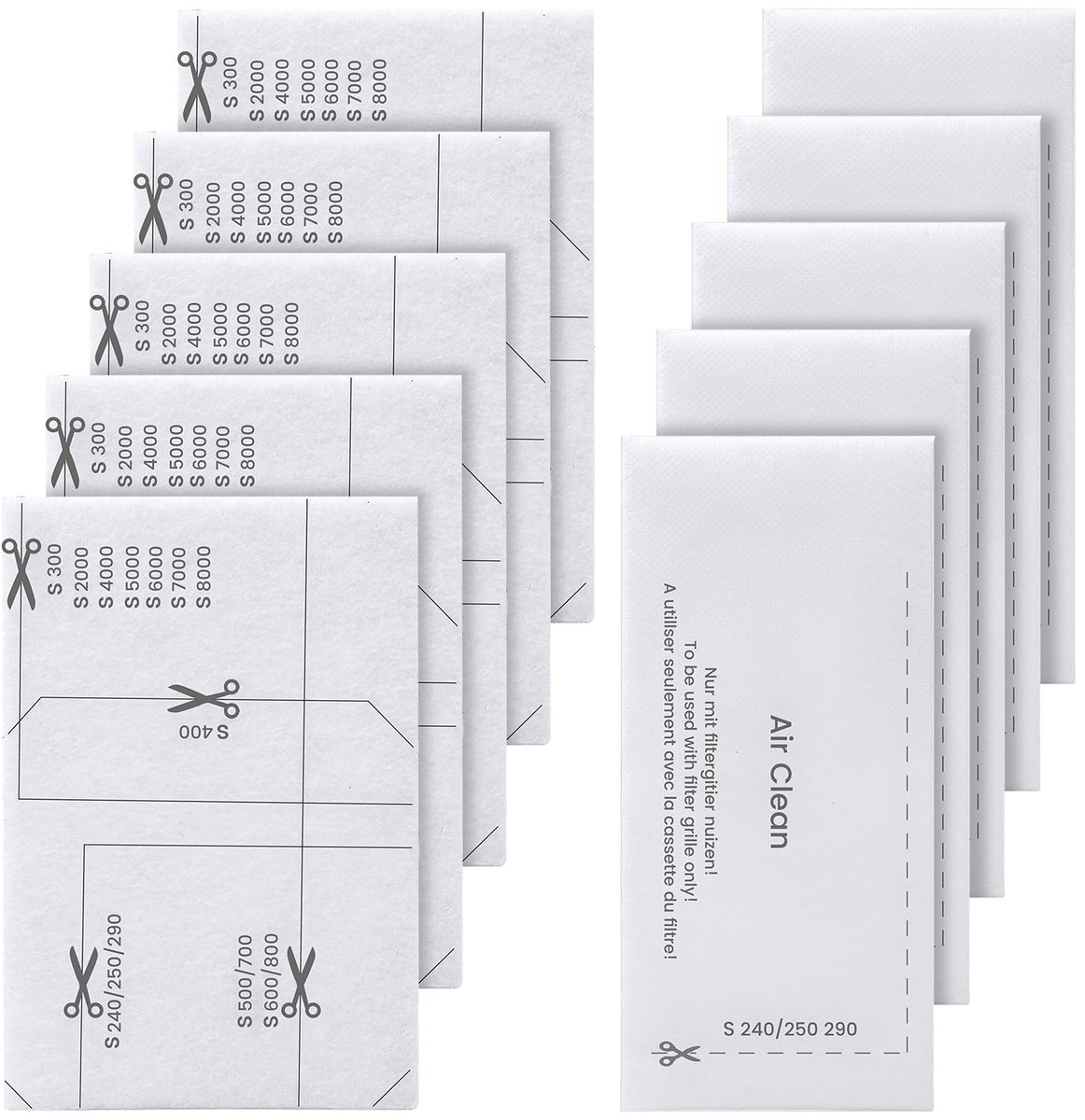 Stofzuigerfilters Set - Verbeterde Luchtkwaliteit - Geschikt voor Miele Stofzuigers