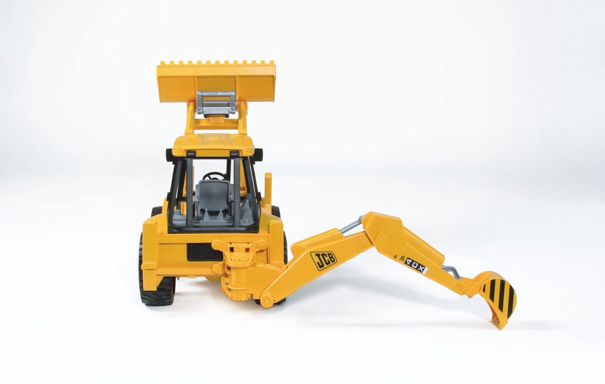 bruder JCB 4CX graaflaadmachine modelvoertuig thumbnail 2
