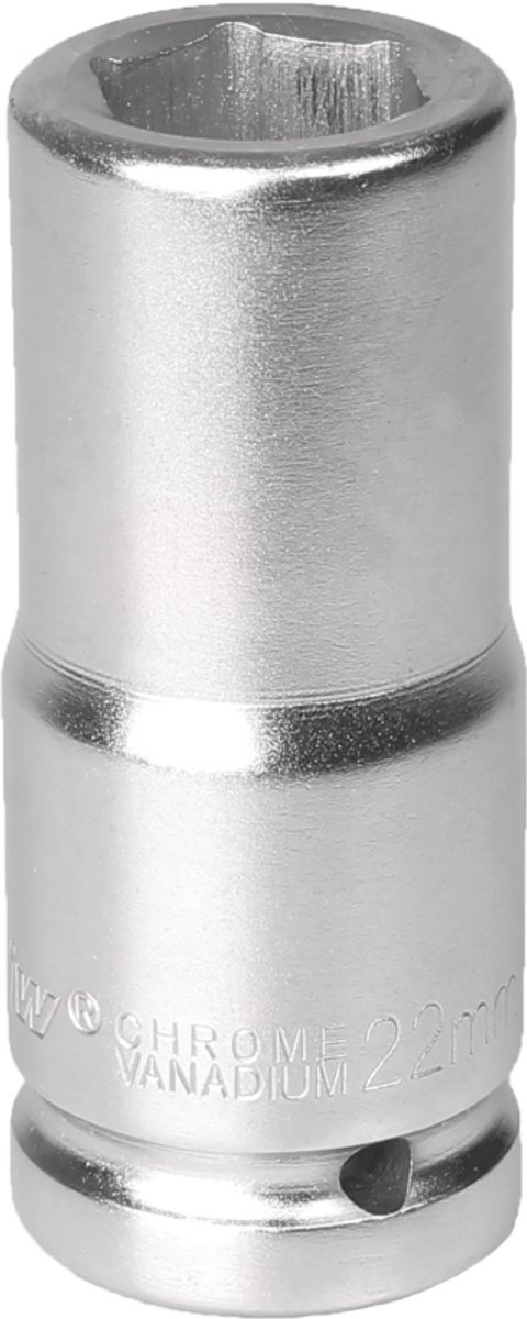 MJW - Dopsleuteldop - 22 mm - 3/4" Aandrijving - Verlengd