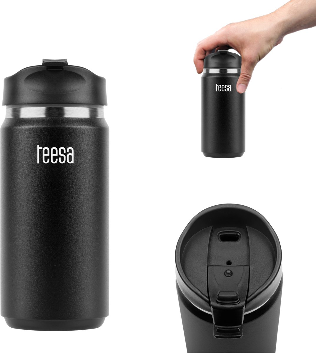 Teesa TSA0005 - Thermoskan - 350 ml - Roestvrij staal - Dubbelwandig
