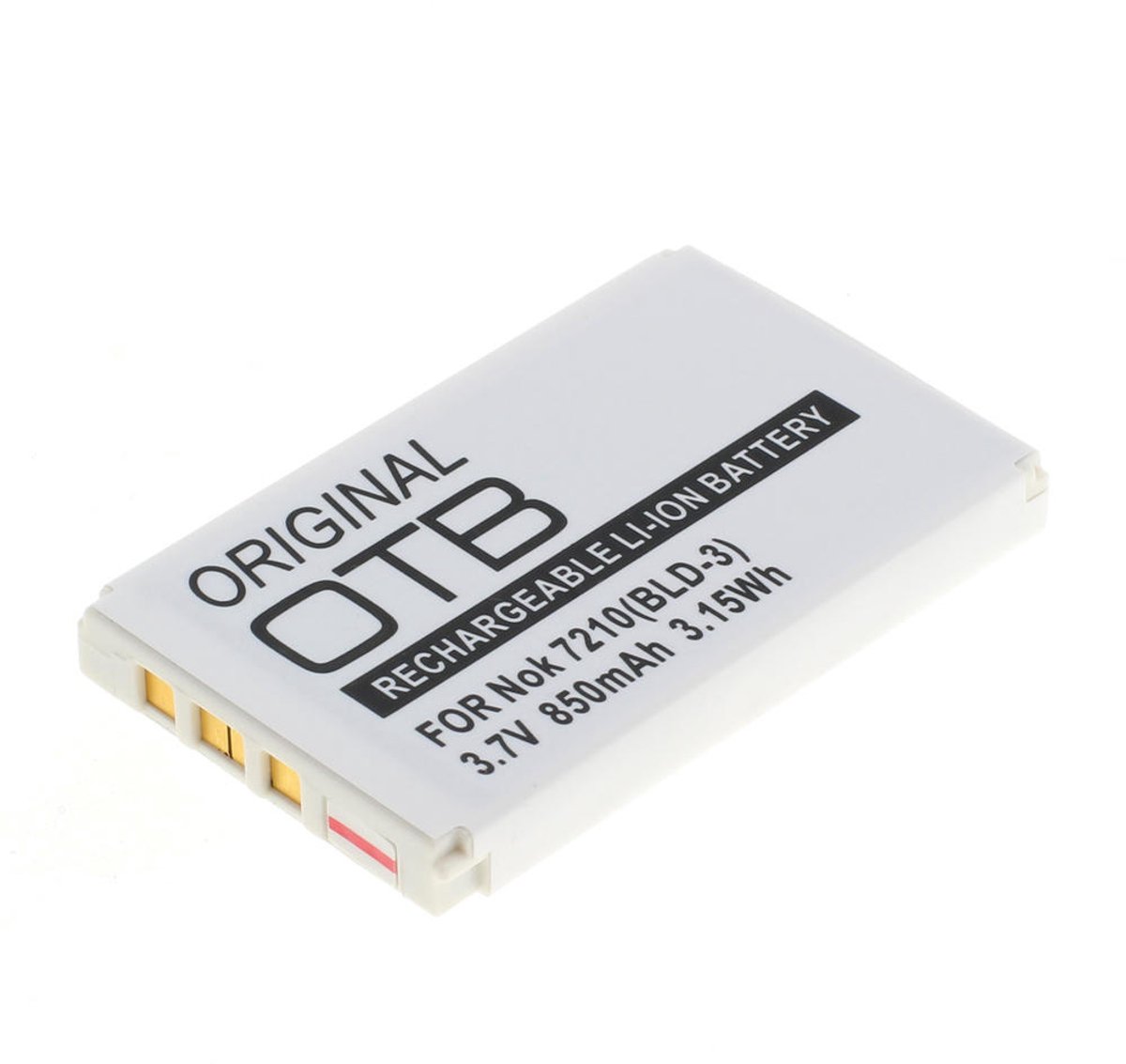 Accu voor Nokia - Diverse modellen - 3,7V - 850mAh - Wit
