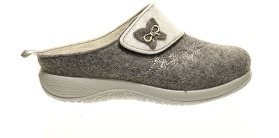 Fly Flot Marron Mules Pantoufles Feutre Semelles orthopédiques taille 38