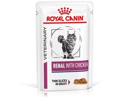 Royal Canin Kat Renal Chicken - 4x12x85 g pouch