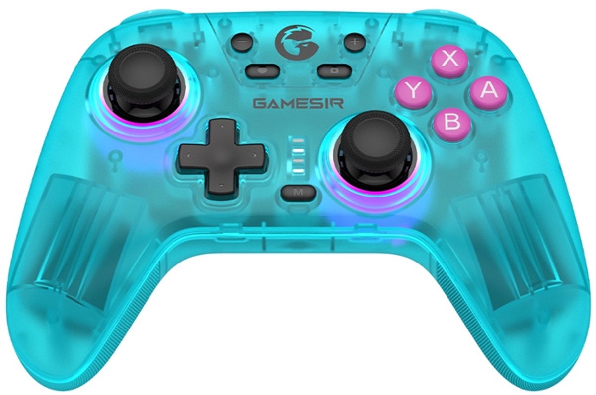 GameSir Nova - Draadloze Controller - Hall Effect - Voor Switch/Switch 2/PC/Android/iOS - Turquoise