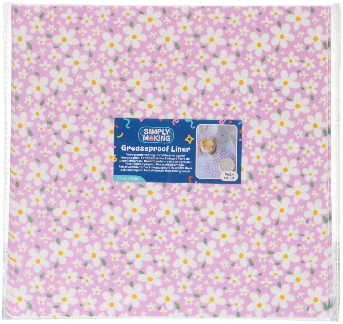 Simply Making Bento Box Vellen Lentebloemen 25x25cm pk/50
