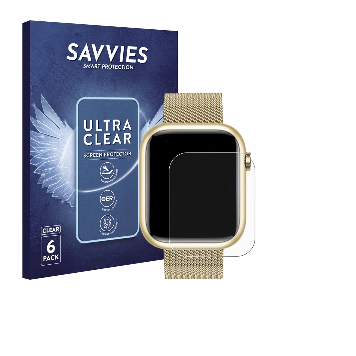 Savvies - Screenprotector voor Taopon G104 1.83" - Folie Beschermfolie transparant 6 Stuks