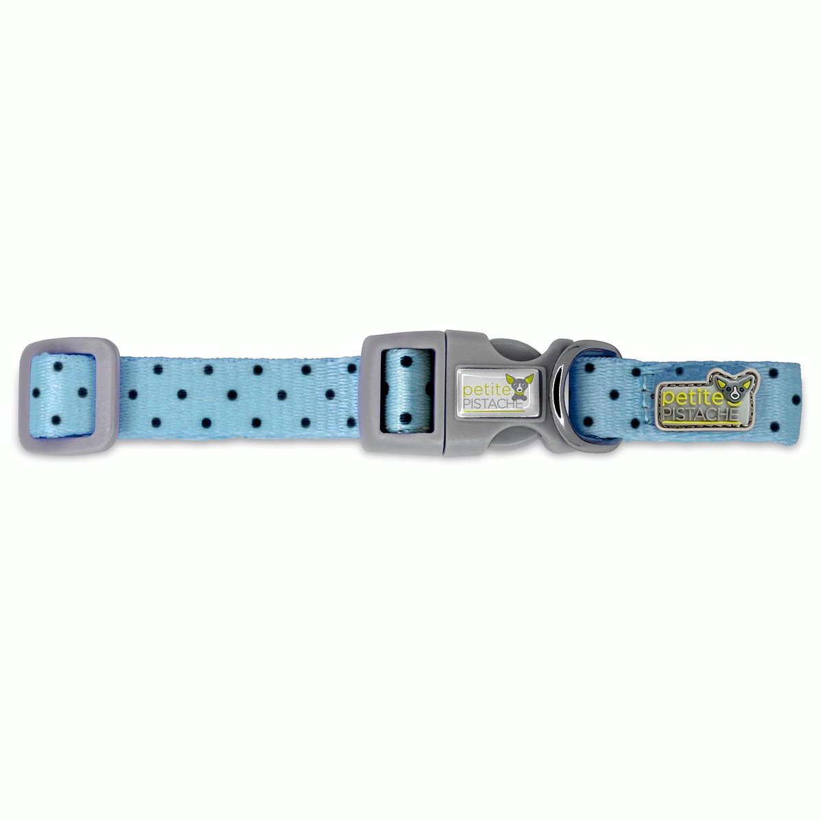 Goo-Eez Printed Dog Collar - Dots - Halsband - Blauw 2xs