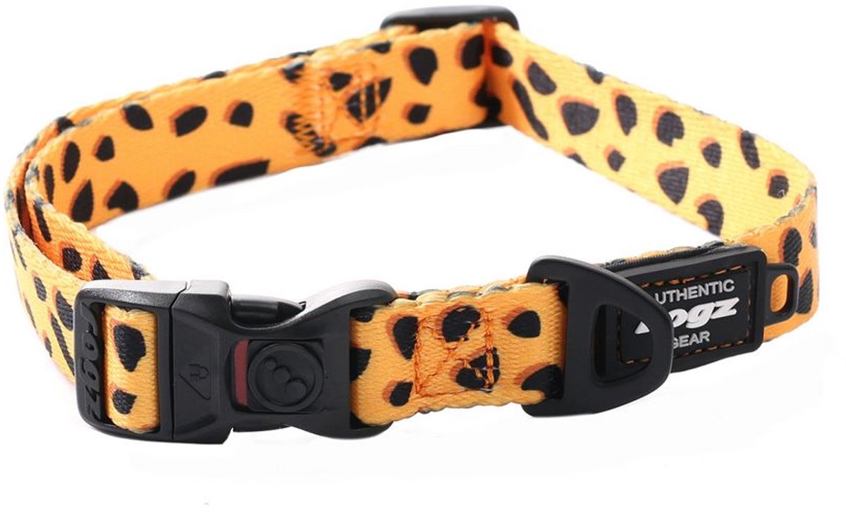 Rogz Fusion Halsband Cheetah - Hondenhalsband - L