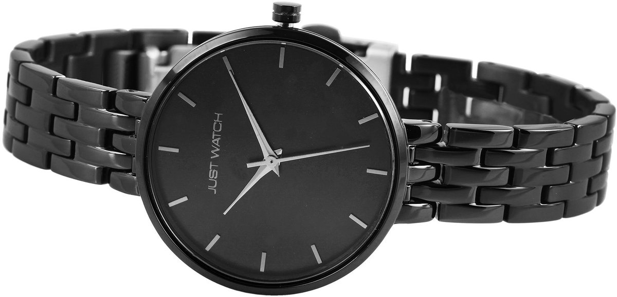 JUST WATCH dameshorloge roestvrij staal Beatrice met roestvrijstalen band, 3 ATM, inclusief geschenkdoos