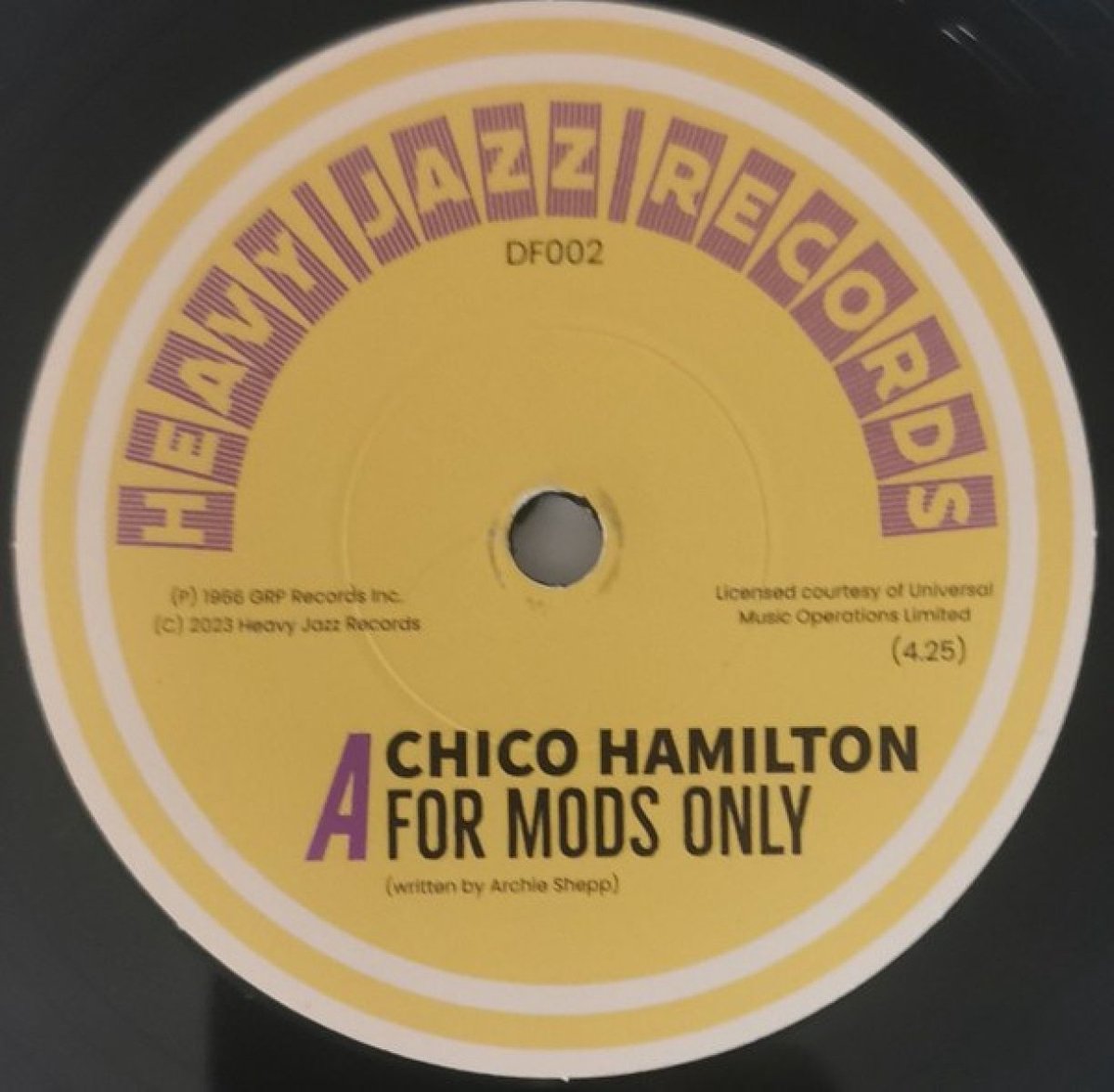 Chico Hamilton - For Mods Only/Big Noise From Winnetka (7" Single)