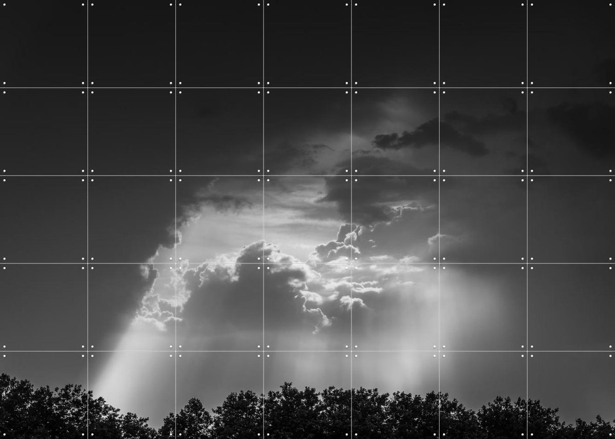 IXXI In the Cloud, Photolovers - 140 x 100 cm - Gratis ophangtool - Grote wanddecoratie en posters - Fotografie, Slaapkamer, Woonkamer, Wolken