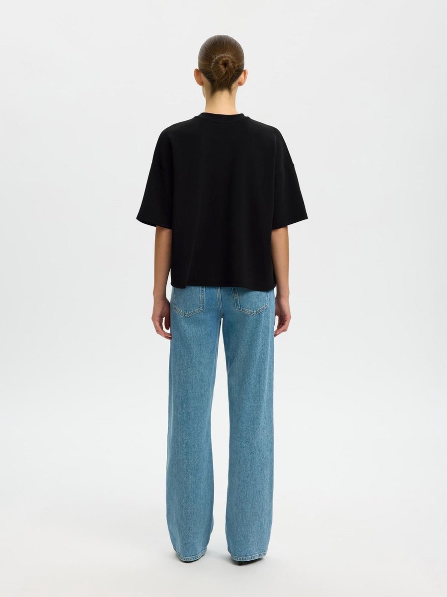 SLW Oversized Tenny Tee Black