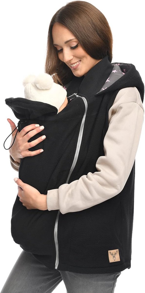 Draagvest voor Baby's en Tijdens Zwangerschap - 3-in-1 Draagdoek en Wikkel