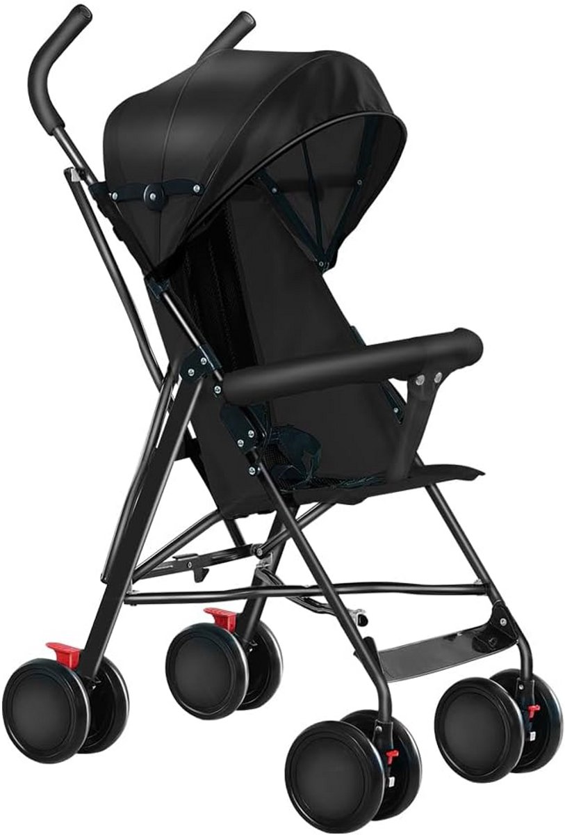 Compacte en Inklapbare Kinderbuggy voor Kinderen 0-4 Jaar