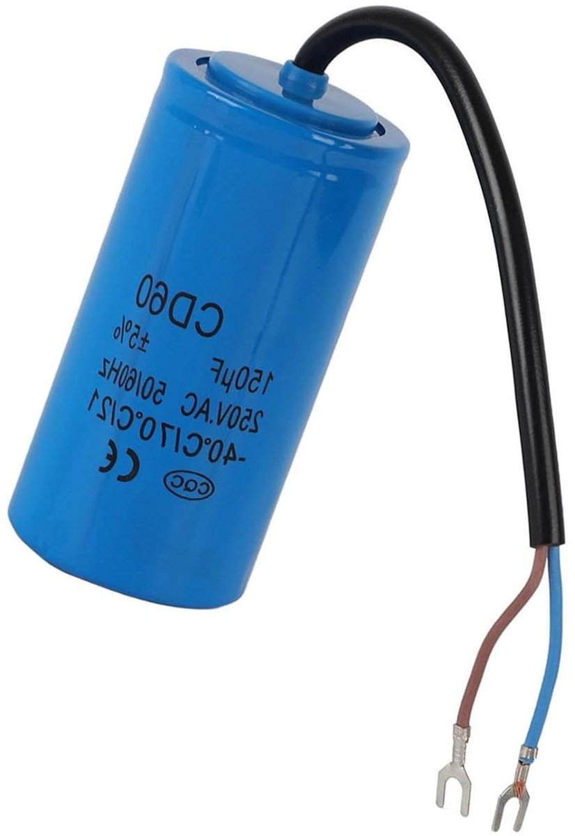 Starter condensator 150uF 250V voor motor en luchtcompressor