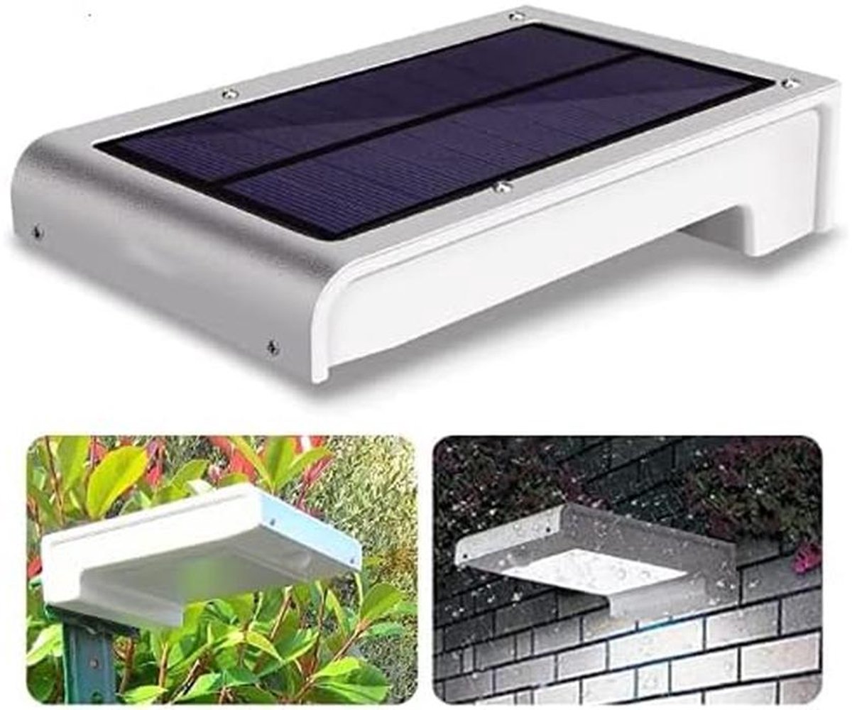 Zuinige Buitenlamp op Zonne-energie met Bewegingssensor en Montagekit