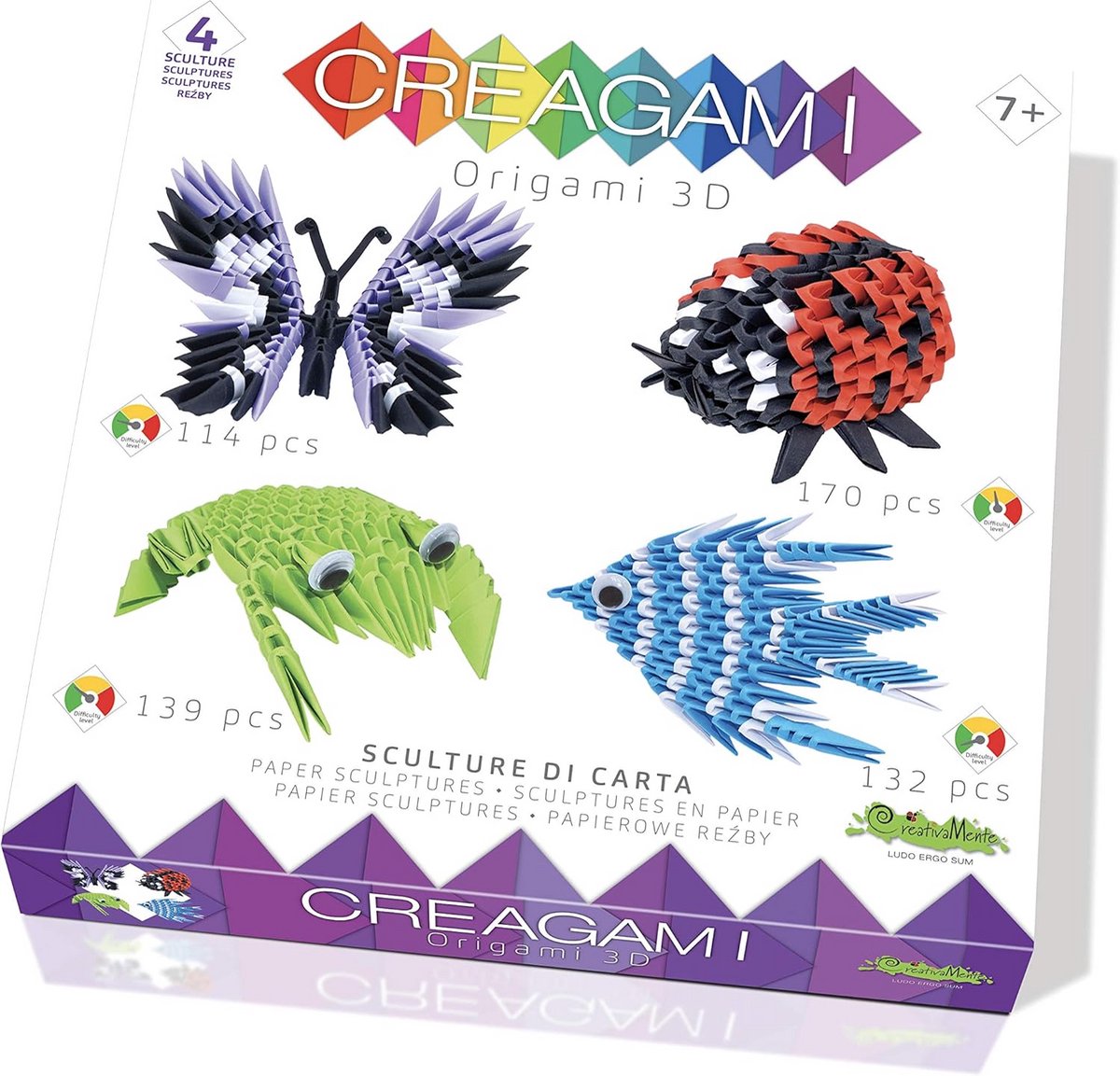 Modulaire Origami Set - Vlinder Bouwpakket voor 3D Sculpturen