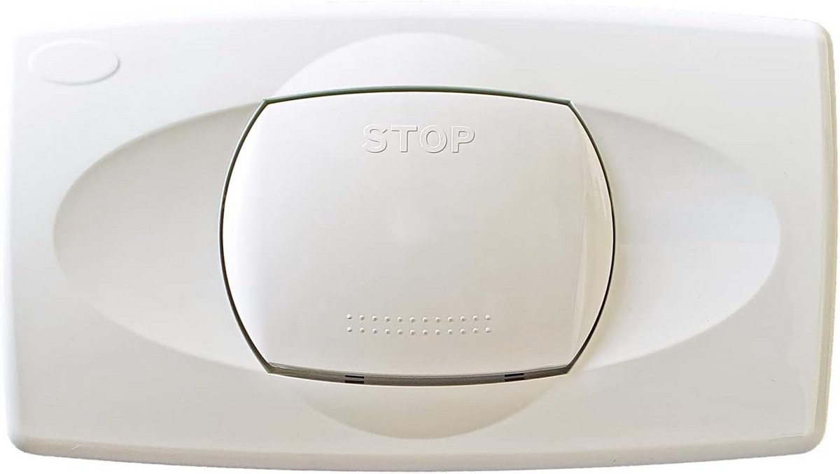 Drukplaat voor Inbouwreservoir Wastafel met Start-Stop Bediening, Wit