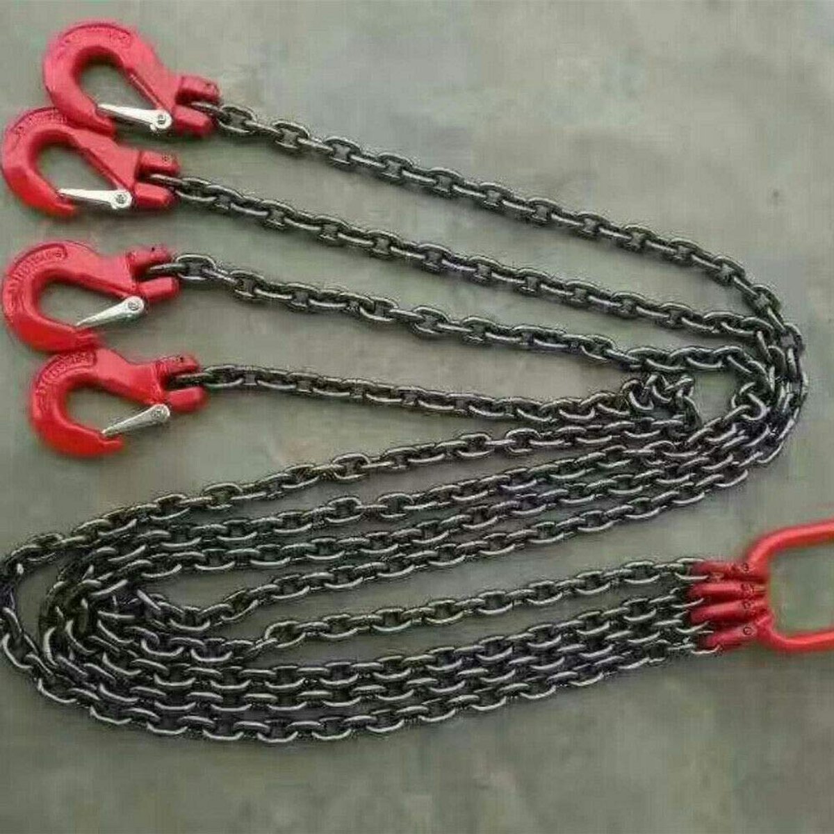 4-strengen Aanslagketting met Haak 8mm 5 Ton voor Zwaar Hijswerk
