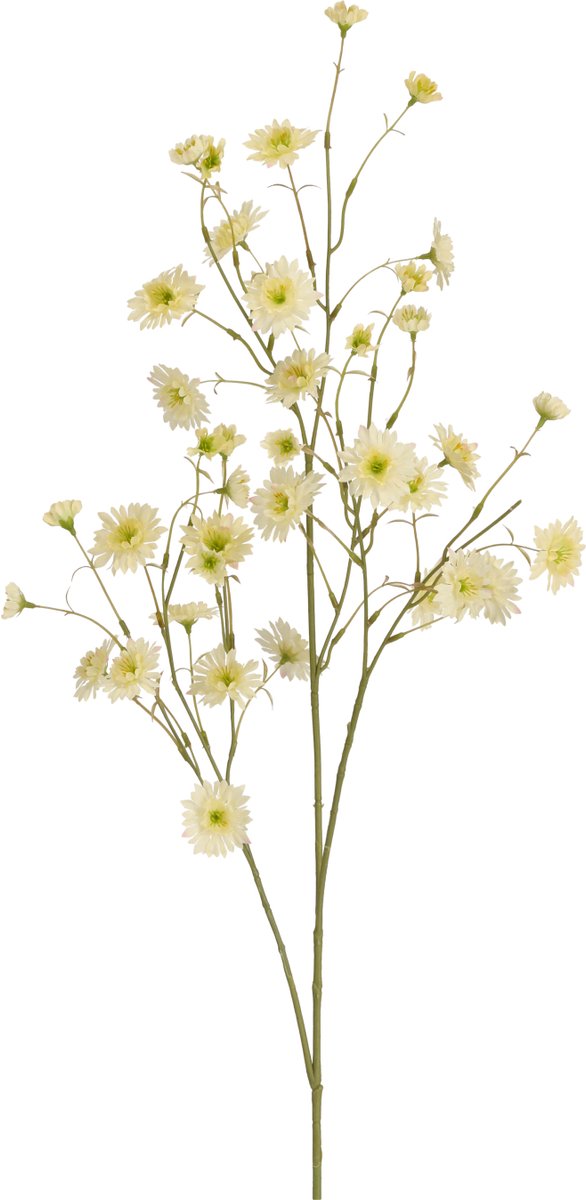 maxifleur Kunstplanten Kunst Korenbloemtak 100cm Creme