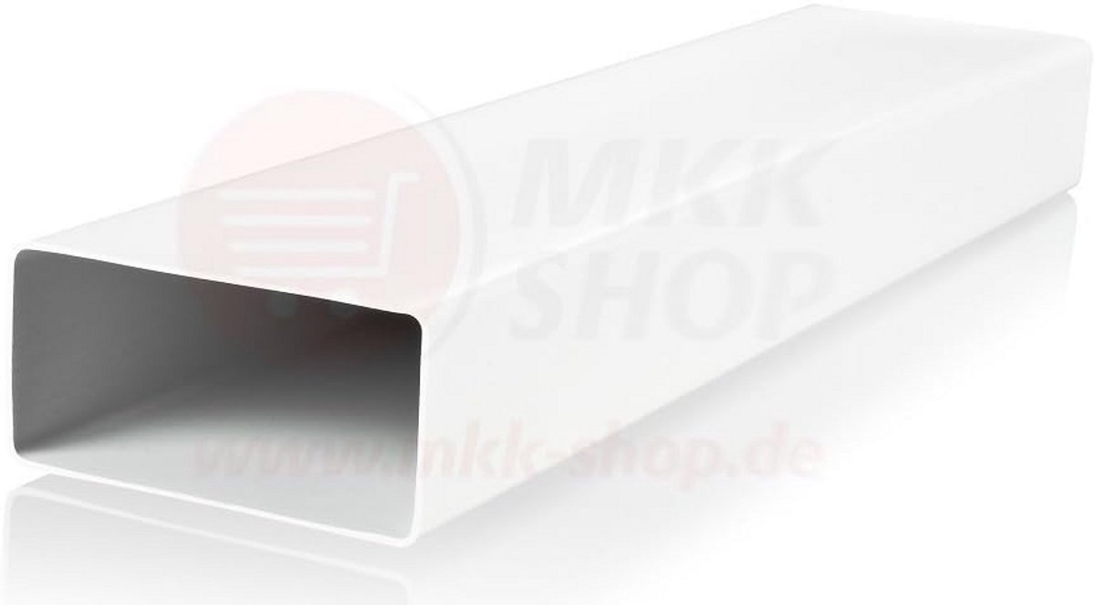 Plat Ventilatiekanaal 55x110mm 1 Meter Rechthoekig Luchtafvoer & Toevoer
