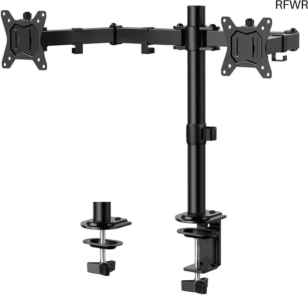Monitor Arm 2 Schermen - Standaard - Verhoger - Draaibaar
