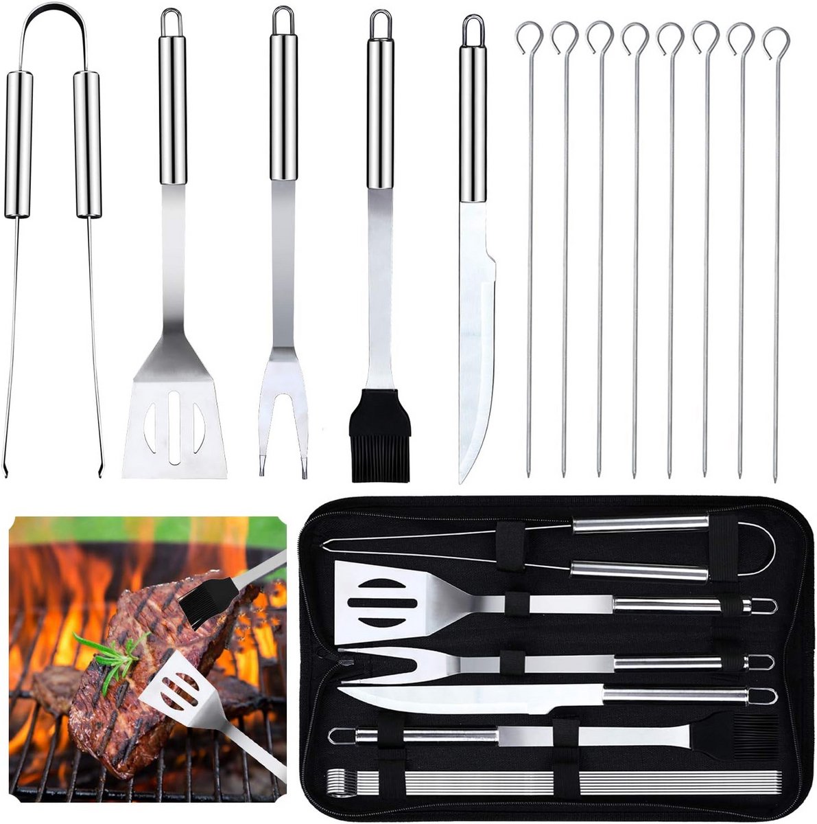 Bbq Gereedschap - Accesoires - Borstel - Thuis Pakket - Praktisch