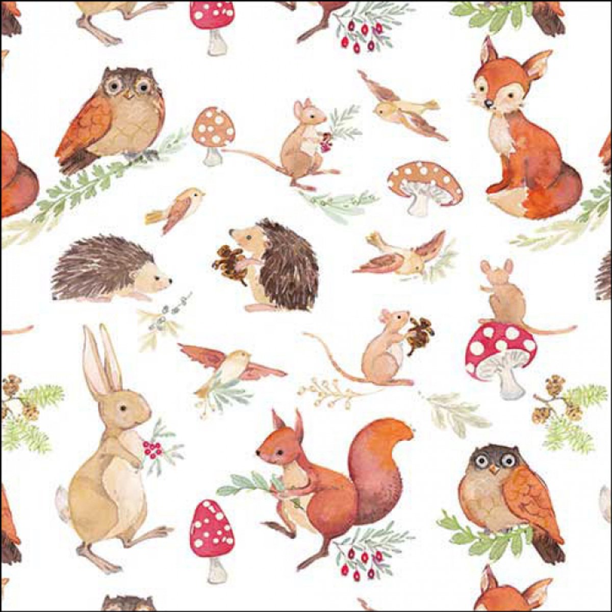 Ambiente - Lunch servetten - Woodland animals